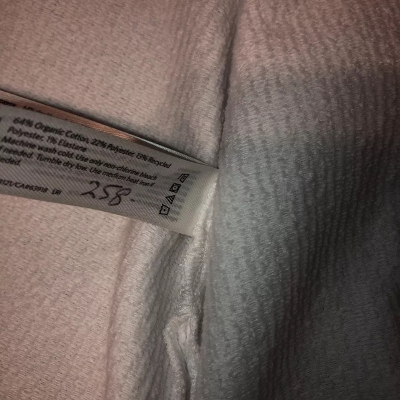 Eileen Fisher Womens Jacket White Size S/P Textured Side-Slit $258 - Picture 8 of 9